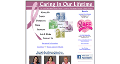 Desktop Screenshot of caringinourlifetime.com